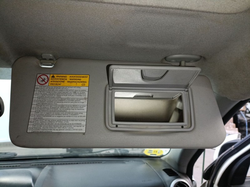 Recambio de parasol derecho para suzuki grand vitara ii (jt, te, td) 1.9 ddis a las 4 ruedas (jt419, td44, jb419wd, jb419xd) ref