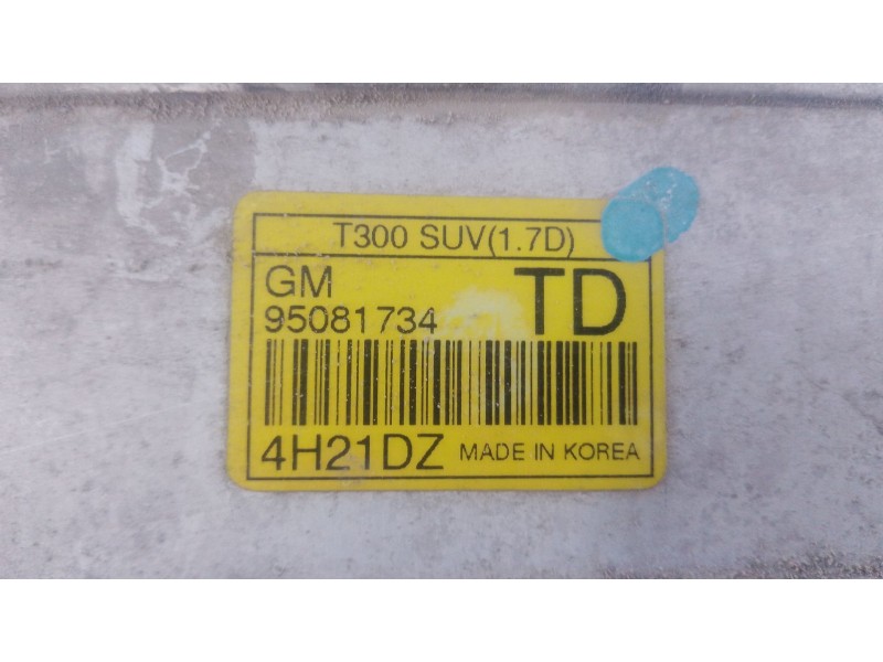 Recambio de intercooler para opel mokka edition ecoflex referencia OEM IAM   