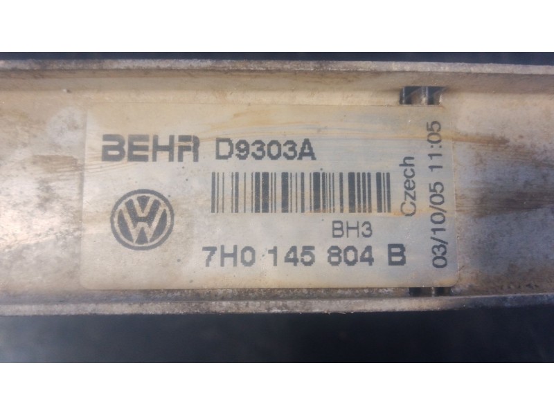 Recambio de intercooler para volkswagen multivan t5 (7hm, 7hn, 7hf, 7ef, 7em, 7en) 2.5 tdi referencia OEM IAM   
