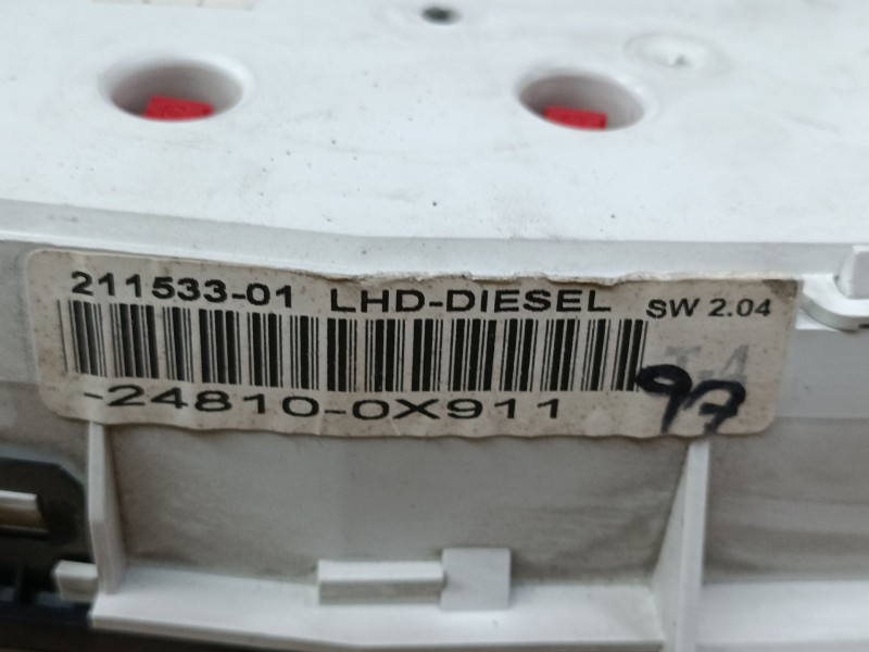 Recambio de cuadro instrumentos para nissan terrano ii (r20) 2.7 td 4wd referencia OEM IAM   