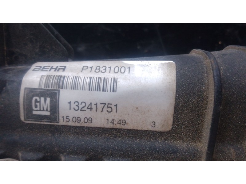 Recambio de intercooler para opel insignia a (g09) 2.0 cdti (68) referencia OEM IAM   