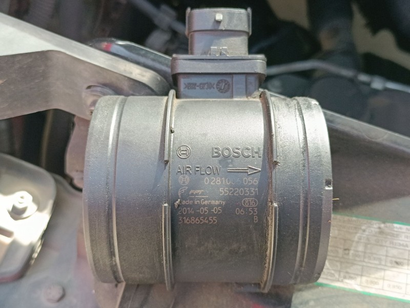 Recambio de caudalimetro para fiat ducato furgoneta (250_) 130 multijet 2,3 d referencia OEM IAM 0281006056 p55220331 