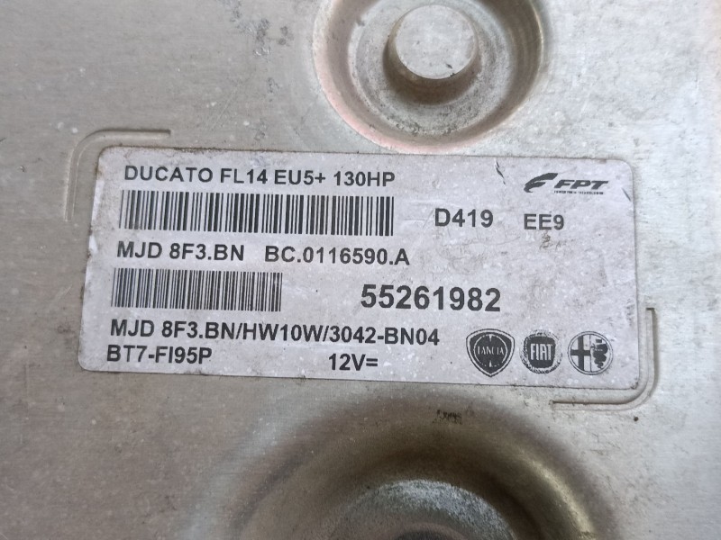 Recambio de centralita motor uce para fiat ducato furgoneta (250_) 130 multijet 2,3 d referencia OEM IAM 55261982  