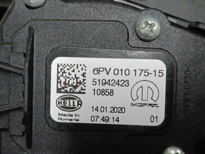 Recambio de pedal acelerador para jeep renegade suv (bu, b1, bv) 1.0 t-gdi referencia OEM IAM   