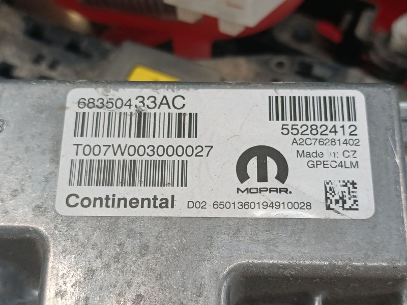 Recambio de centralita motor uce para jeep renegade suv (bu, b1, bv) 1.0 t-gdi referencia OEM IAM 68350433AC 55282412 