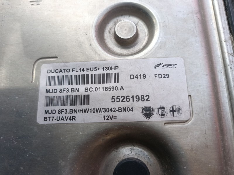 Recambio de centralita motor uce para fiat ducato furgoneta (250_) 130 multijet 2,3 d referencia OEM IAM 55261982  