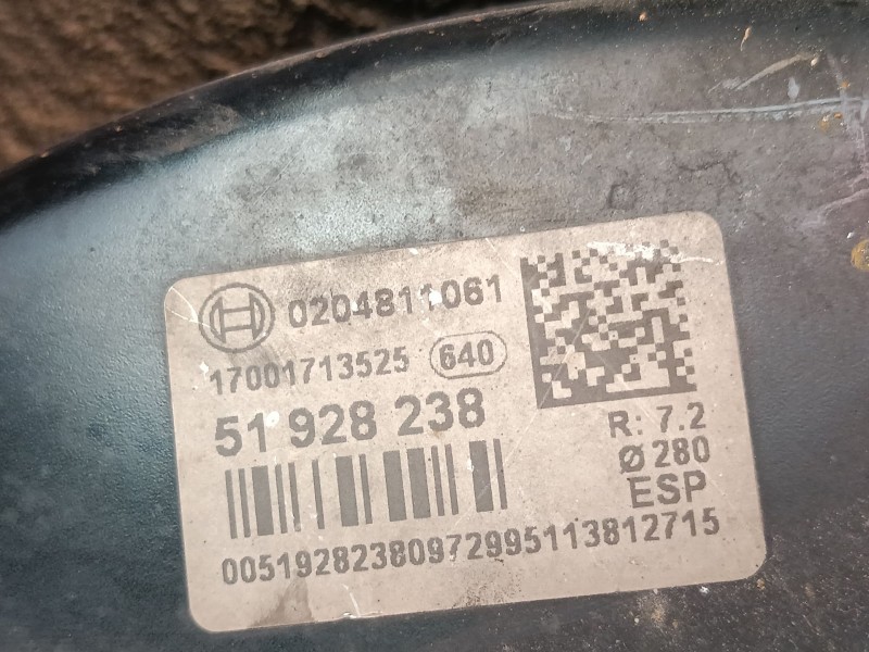 Recambio de servofreno para fiat ducato furgoneta (250_) 130 multijet 2,3 d referencia OEM IAM   