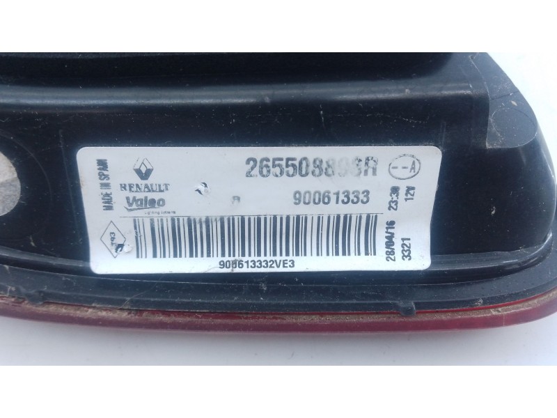 Recambio de piloto trasero derecho porton para renault kadjar (ha_, hl_) 1.6 dci 130 referencia OEM IAM   