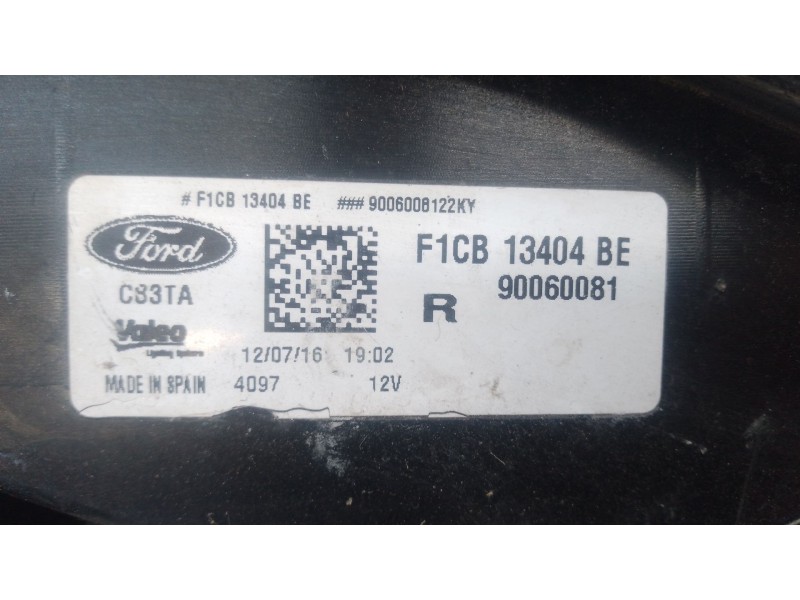 Recambio de piloto trasero derecho para ford c-max ii (dxa/cb7, dxa/ceu) 1.6 tdci referencia OEM IAM   