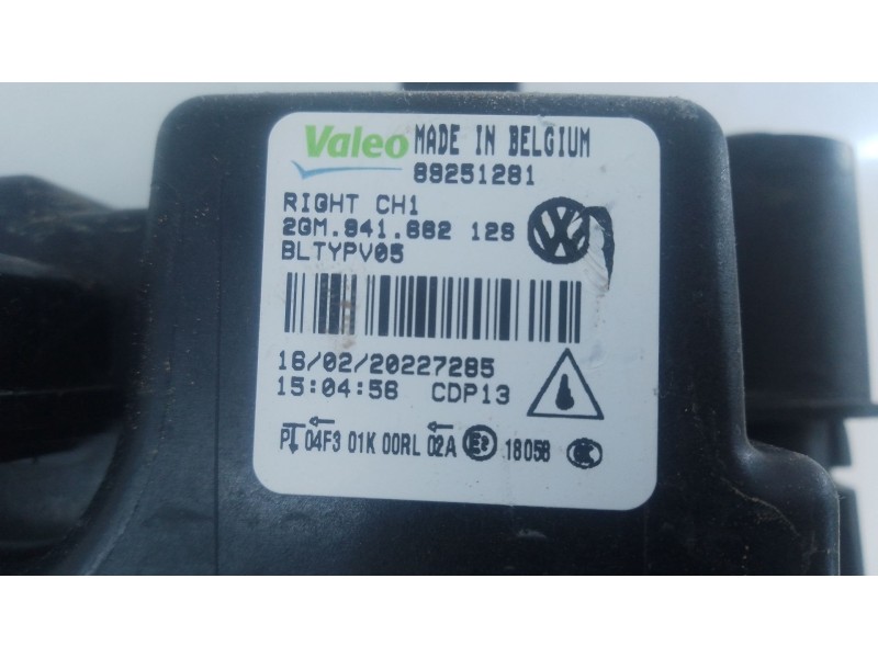 Recambio de faro antiniebla derecho para volkswagen t-cross (c11, d31) 1.0 tsi referencia OEM IAM   