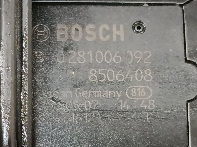 Recambio de caudalimetro para bmw x3 (f25) xdrive 20 d referencia OEM IAM 8506408 0281006092 