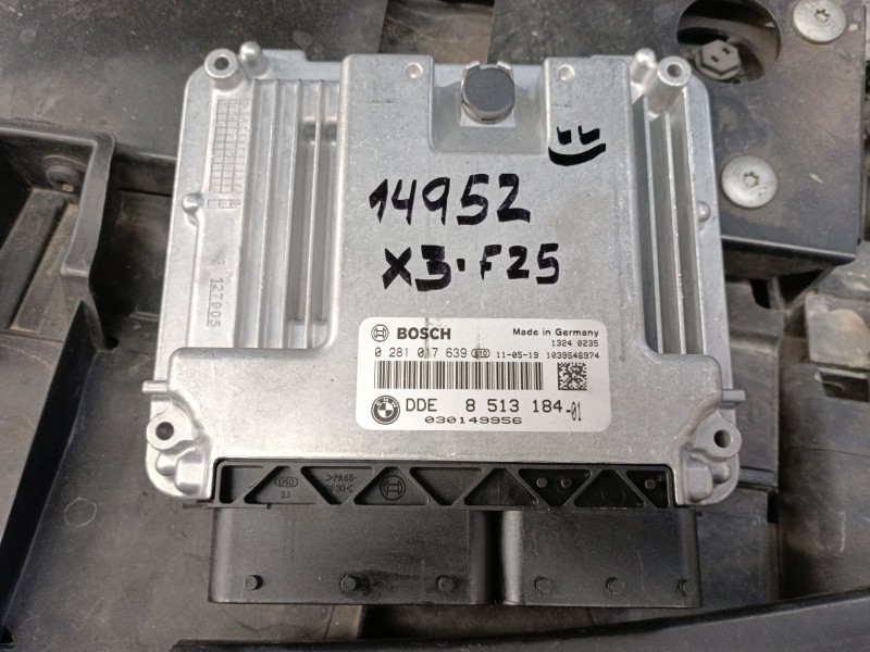 Recambio de centralita motor uce para bmw x3 (f25) xdrive 20 d referencia OEM IAM 8513184 0281017639 