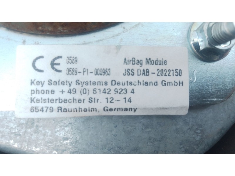 Recambio de airbag delantero izquierdo para jeep compass (mp, m6, mv, m7) 1.4 multiair referencia OEM IAM   