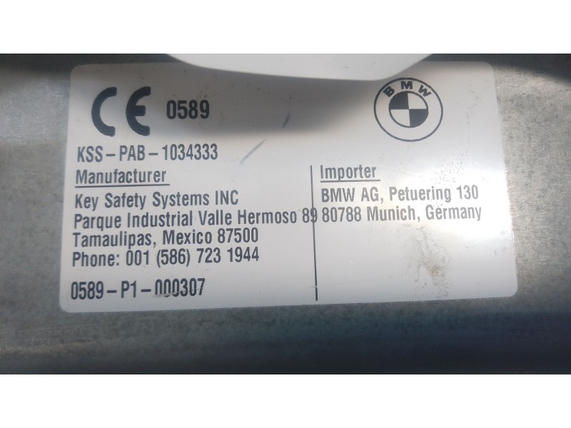 Recambio de airbag delantero derecho para bmw x6 (f16, f86) xdrive 30 d referencia OEM IAM   