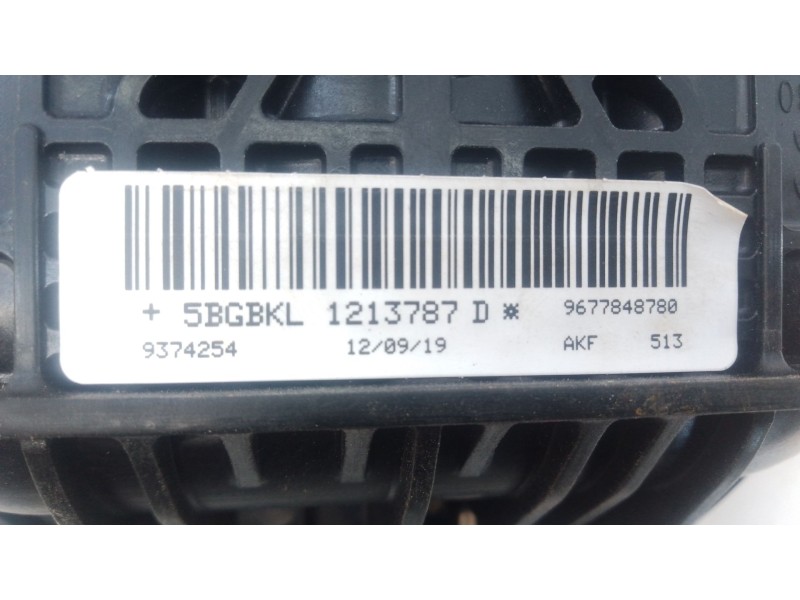 Recambio de airbag delantero derecho para peugeot 308 ii (lb_, lp_, lw_, lh_, l3_) 1.2 thp 130 referencia OEM IAM 9677848780  