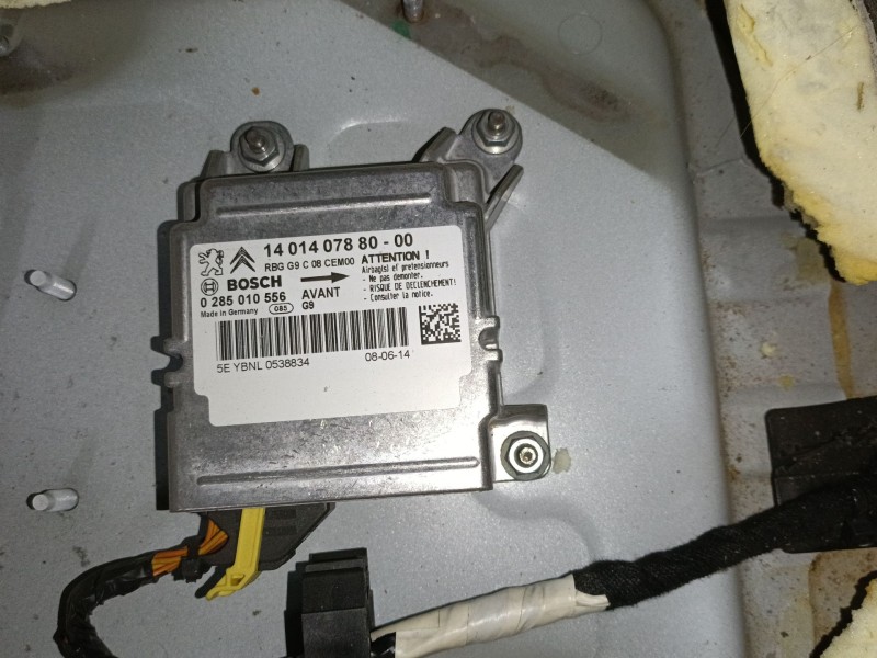 Recambio de centralita airbag para fiat scudo furgoneta (270_, 272_) 1.6 d multijet referencia OEM IAM 1401407880 0285010556 