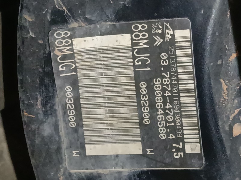 Recambio de servofreno para fiat scudo furgoneta (270_, 272_) 1.6 d multijet referencia OEM IAM 9808646580  