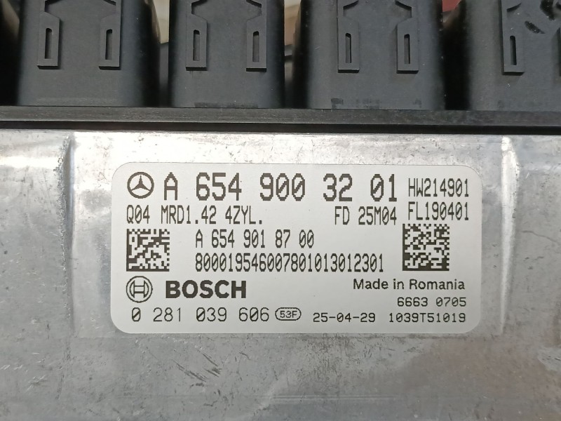 Recambio de centralita motor uce para mercedes-benz vito tourer (w447) 114 cdi 4-matic (447.701, 447.703, 447.705) referencia OE