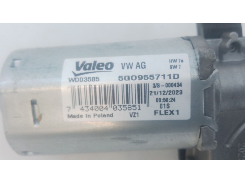 Recambio de motor limpia trasero para skoda kamiq (nw4) 1.0 tsi referencia OEM IAM 5G0955711D  