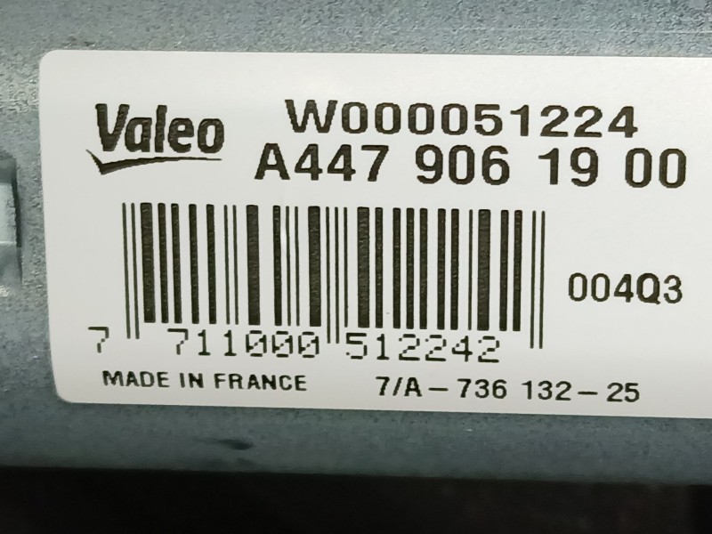 Recambio de motor limpia trasero para mercedes-benz vito tourer (w447) 114 cdi 4-matic (447.701, 447.703, 447.705) referencia OE