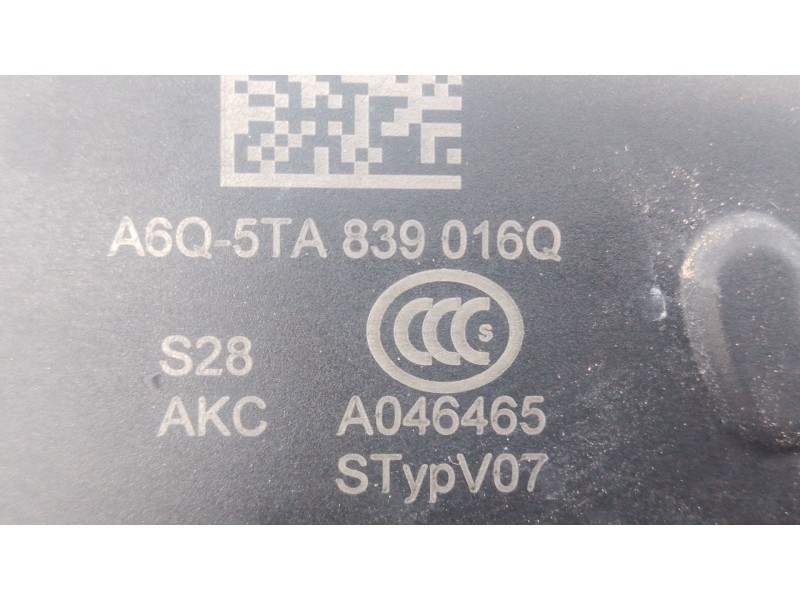 Recambio de cerradura puerta trasera derecha para audi a1 sportback (gba) 30 tfsi referencia OEM IAM   