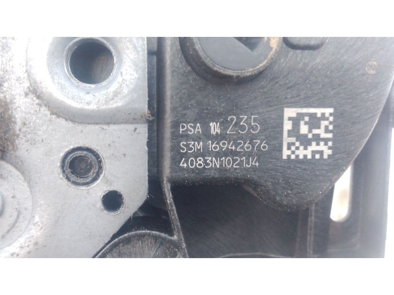 Recambio de cerradura puerta delantera izquierda para peugeot 5008 ii (mc_, mj_, mr_, m4_) 1.5 bluehdi 130 (mcyhzj, mcyhzr, mcyh