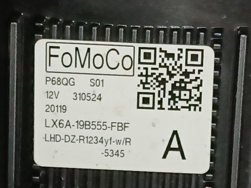 Recambio de ventilador calefaccion para ford kuga iii (dfk) 2.5 duratec plug-in-hybrid referencia OEM IAM LX6A19B555FBF  