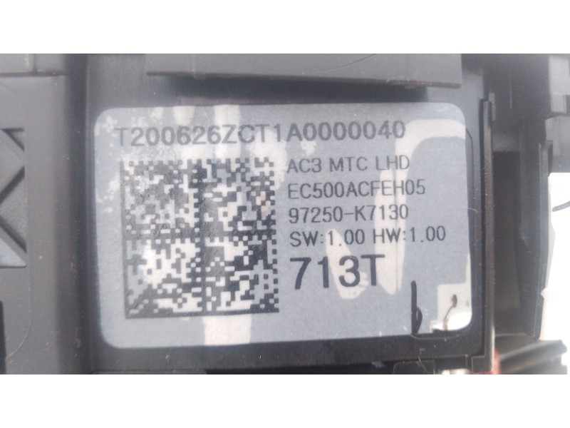 Recambio de mando calefaccion / aire acondicionado para hyundai i10 iii (ac3, ai3) 1.0 mpi referencia OEM IAM   