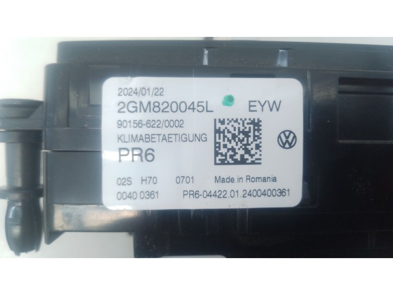 Recambio de mando calefaccion / aire acondicionado para volkswagen t-cross (c11, d31) 1.0 tsi referencia OEM IAM   