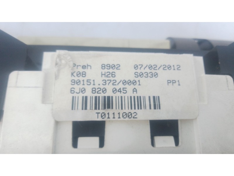 Recambio de mando calefaccion / aire acondicionado para seat ibiza iv (6j5, 6p1) 1.4 referencia OEM IAM   