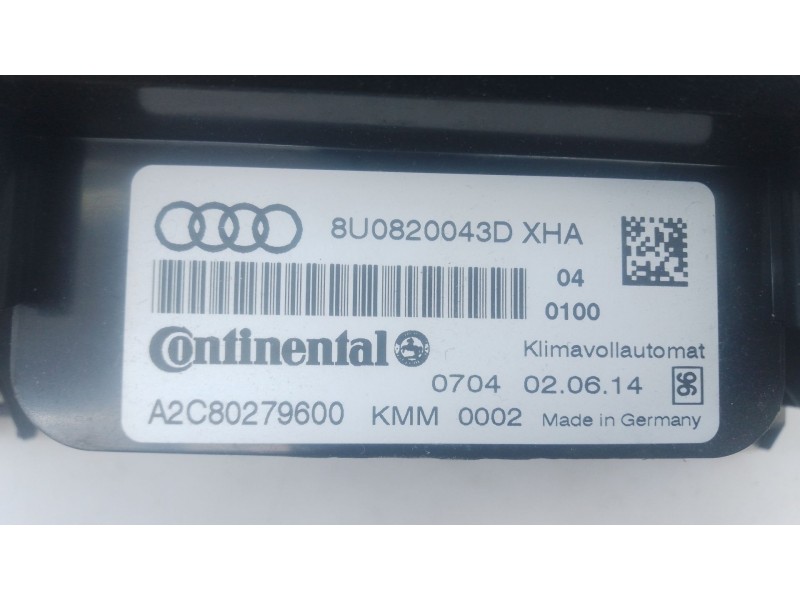 Recambio de mando climatizador para audi q3 (8ub, 8ug) 2.0 tdi referencia OEM IAM   