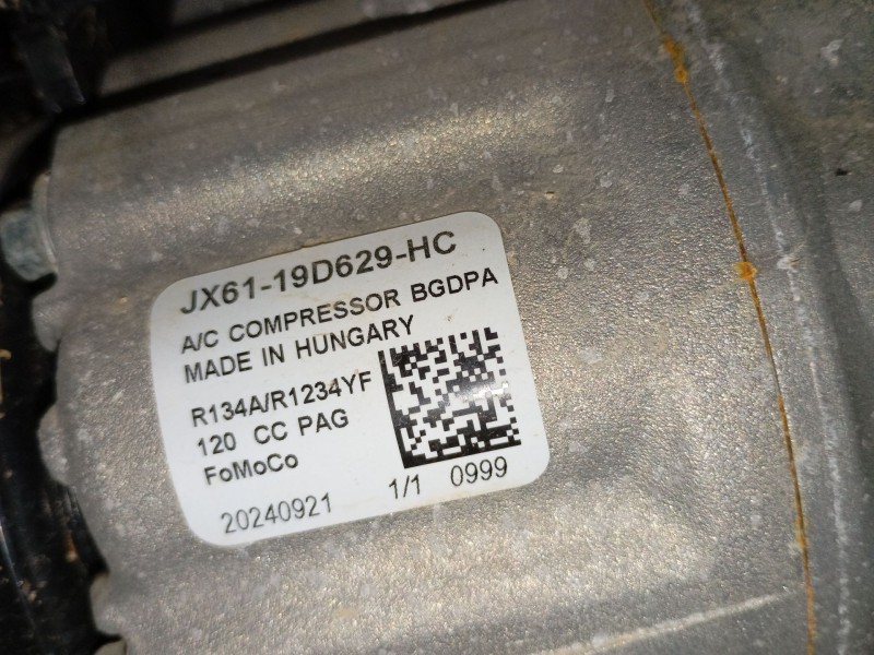 Recambio de compresor aire acondicionado para ford puma (j2k, cf7) 1.0 ecoboost mhev referencia OEM IAM   