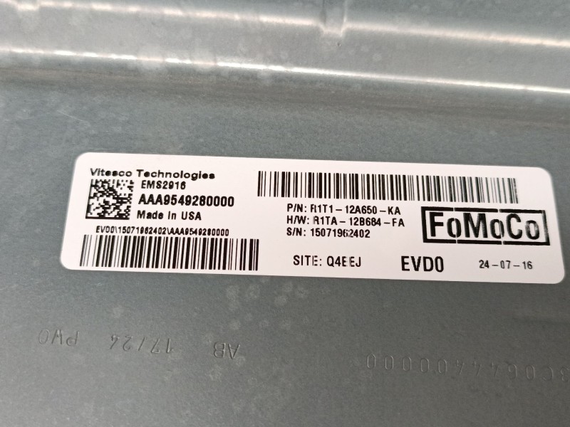 Recambio de centralita motor uce para ford puma (j2k, cf7) 1.0 ecoboost mhev referencia OEM IAM   