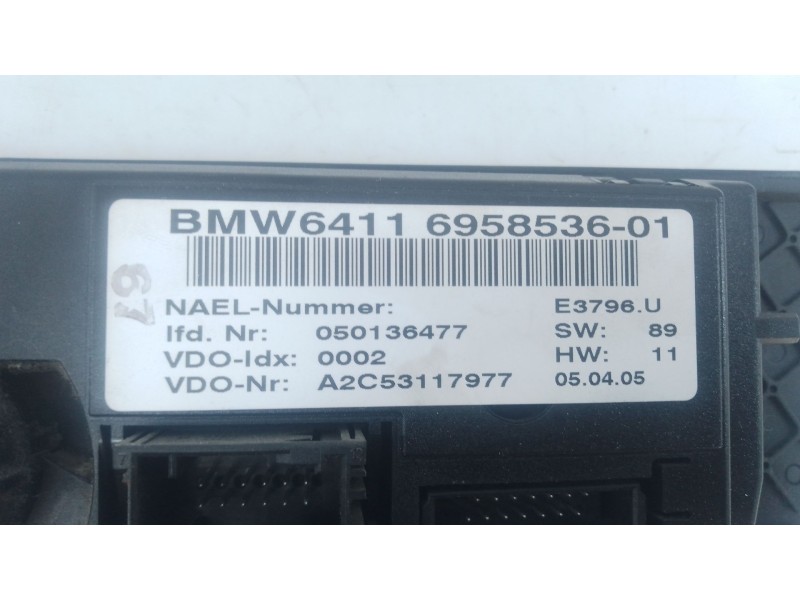 Recambio de mando climatizador para bmw 3 (e90) 320 d referencia OEM IAM   