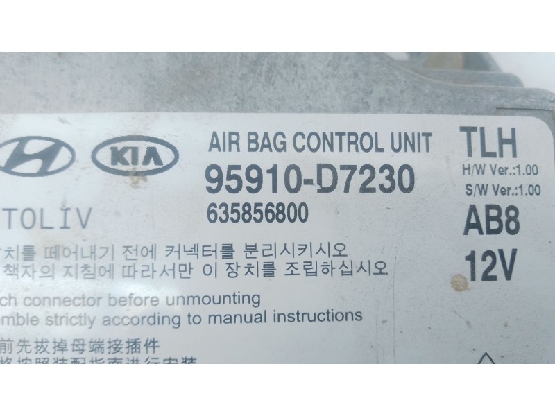 Recambio de centralita airbag para hyundai tucson (tl, tle) 2.0 crdi a las 4 ruedas referencia OEM IAM 95910D7230  