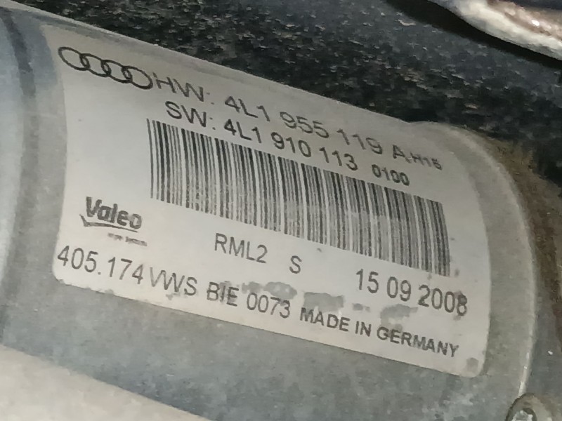 Recambio de motor limpia delantero para audi q7 (4lb) 3.0 tdi quattro referencia OEM IAM   