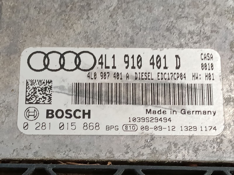 Recambio de centralita motor uce para audi q7 (4lb) 3.0 tdi quattro referencia OEM IAM   