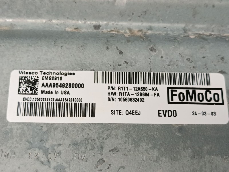 Recambio de centralita motor uce para ford puma (j2k, cf7) 1.0 ecoboost mhev referencia OEM IAM   