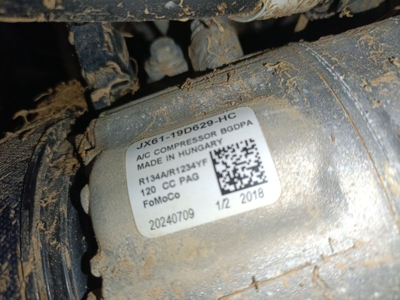 Recambio de compresor aire acondicionado para ford puma (j2k, cf7) 1.0 ecoboost mhev referencia OEM IAM JX6119D629HC  