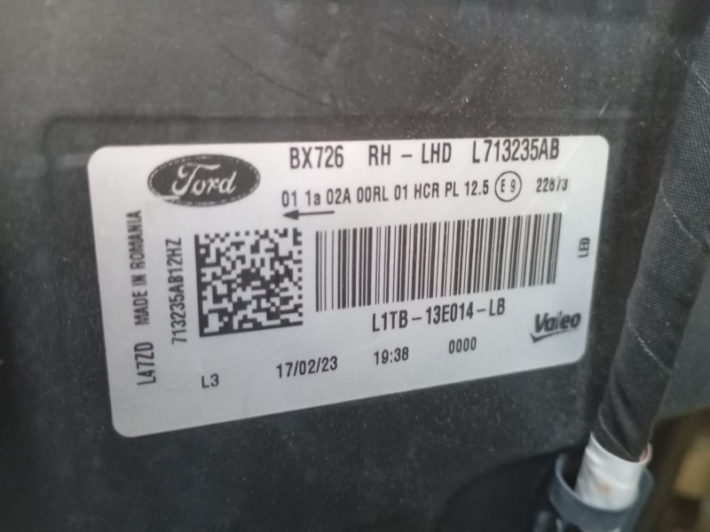 Recambio de faro derecho xenon para ford puma (j2k, cf7) 1.0 ecoboost mhev referencia OEM IAM L1TB13E014LB  
