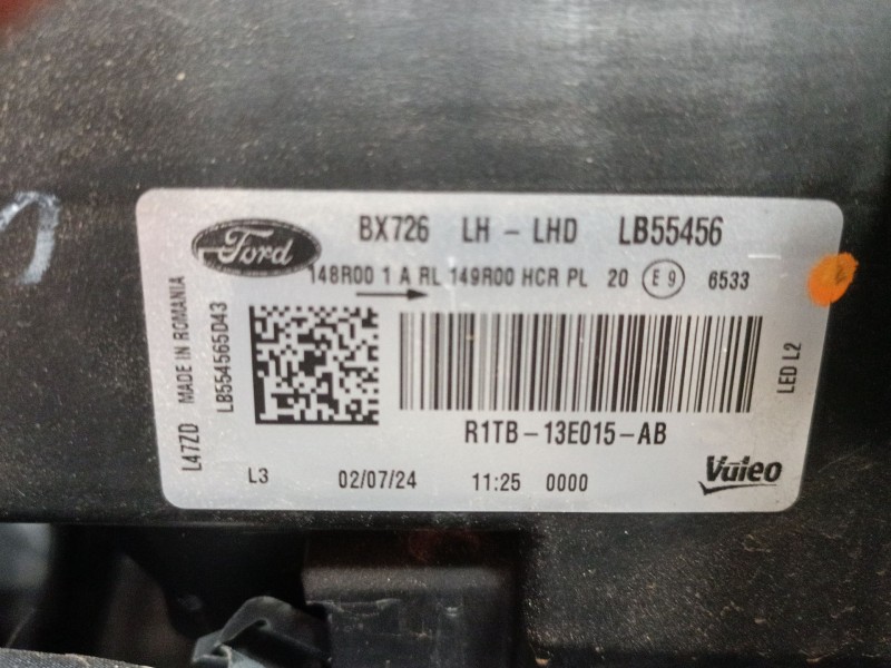 Recambio de faro izquierdo xenon para ford puma (j2k, cf7) 1.0 ecoboost mhev referencia OEM IAM R1T813E015AB  