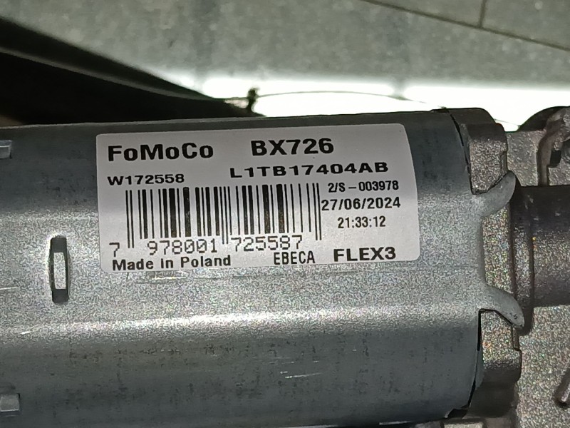 Recambio de motor limpia trasero para ford puma (j2k, cf7) 1.0 ecoboost mhev referencia OEM IAM LITB17404AB  