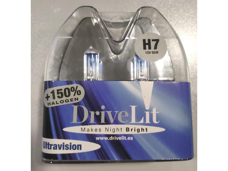 Recambio de bombillas para universal lampara lampara halogena h7 12v +150% 2 unidades referencia OEM IAM LA16117BC NUEVO TIENDA
