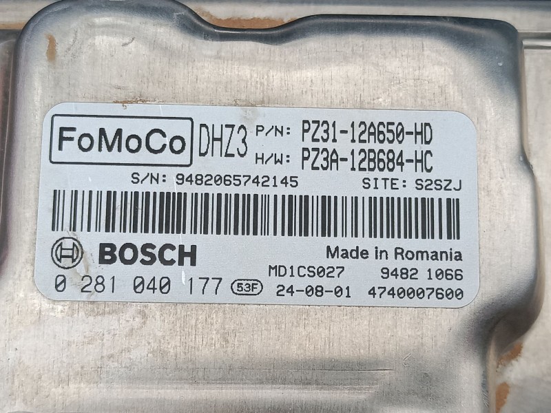 Recambio de centralita motor uce para ford transit custom v710 furgoneta (nrn) 2.0 ecoblue awd referencia OEM IAM   