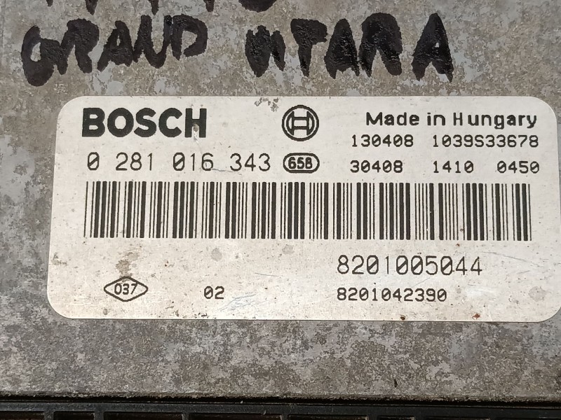 Recambio de centralita motor uce para suzuki grand vitara ii (jt, te, td) 1.9 ddis a las 4 ruedas (jt419, td44, jb419wd, jb419xd