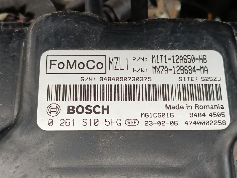 Recambio de centralita motor uce para ford puma (j2k, cf7) 1.0 ecoboost mhev referencia OEM IAM M1T112A650HB 0261S105FG 