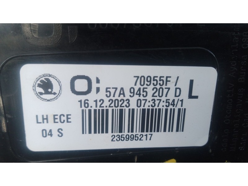 Recambio de piloto trasero izquierdo para skoda karoq (nu7, nd7) 1.5 tsi referencia OEM IAM   