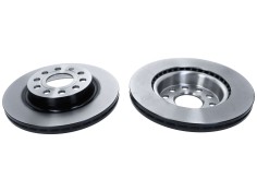 Recambio de disco freno delantero para seat leon (1p1) 2.0 tdi referencia OEM IAM B130266 DF4294 3322937369850 T1-1-B NUEVO