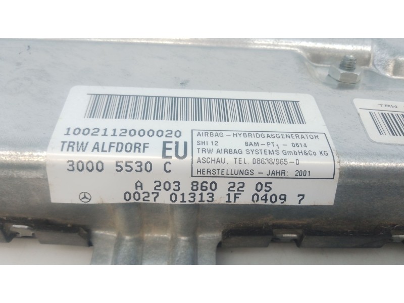 Recambio de airbag delantero derecho para mercedes-benz clase c (w203) sportcoupe c 220 cdi (203.706) referencia OEM IAM   