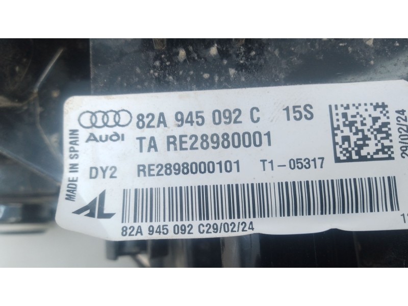 Recambio de piloto trasero derecho para audi a1 sportback (gba) 30 tfsi referencia OEM IAM   